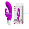 Masajeador con 3 funciones de estimulación en punto G,  y estumulación clitorial